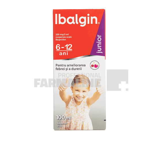 Ibalgin Junior Suspensie orala 200 mg/5 ml 100 ml