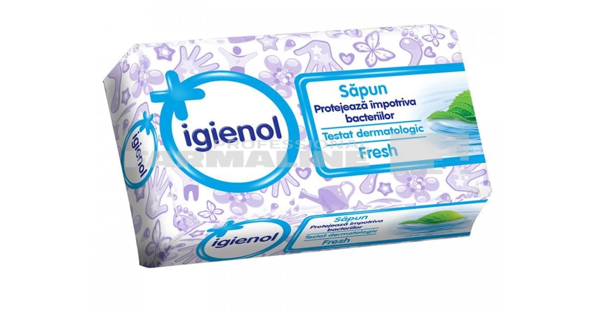 Igienol Fresh Sapun antibacterian 90g 1 Igienol Fresh Sapun antibacterian 90g