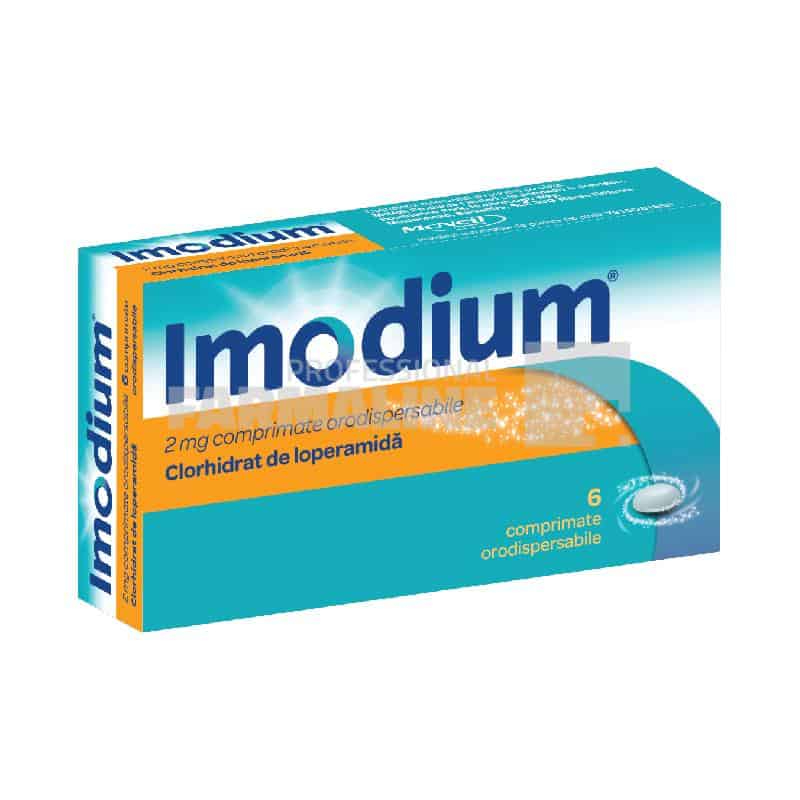 Imodium 2 mg 6 comprimate orodispersabile