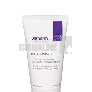 Ivadermaseb Crema piele sensibila anti-roseata si scuame 40 ml