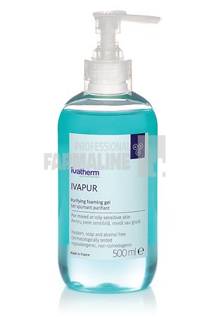 Ivapur Gel spumant pentru piele sensibila mixta grasa 500 ml 1 Ivapur Gel spumant pentru piele sensibila mixta grasa 500 ml