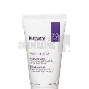 Ivapur Hidra Crema hidratanta pentru piele sensibila grasa deshidratata in urma tratamentelor 40 ml