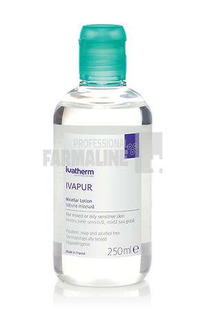 Ivapur Lotiune micelara pentru piele sensibila mixta grasa 250 ml 1 Ivapur Lotiune micelara pentru piele sensibila mixta grasa 250 ml