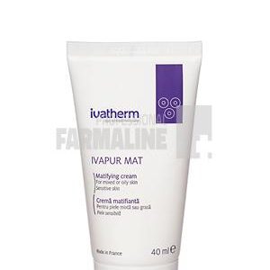 Ivapur Mat Crema matifianta piele mixta grasa 40 ml
