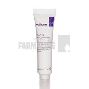 Ivapur No Imperfection Ser cu actiune intensa pentru piele grasa acneica 15 ml