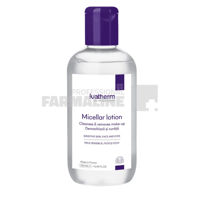 Ivatherm Lotiune micelara fata si ochi pentru piele sensibila 250 ml