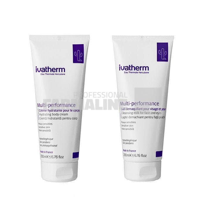 Ivatherm Multi-Performance Crema de corp 200 ml + Lapte demachiant 200 ml Cadou