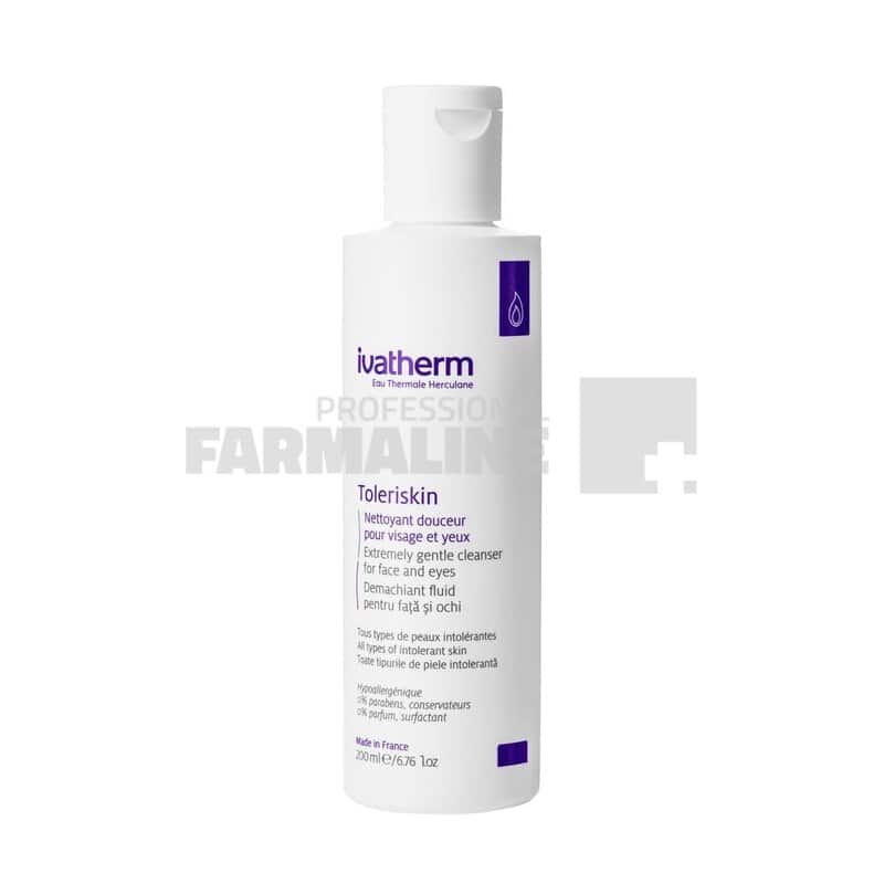 Home v2 10 Ivatherm Toleriskin Demachiant Fluid pentru Față și Ochi | 200 ml