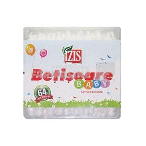Izis Baby Betisoare igienice cu opritor 64 bucati