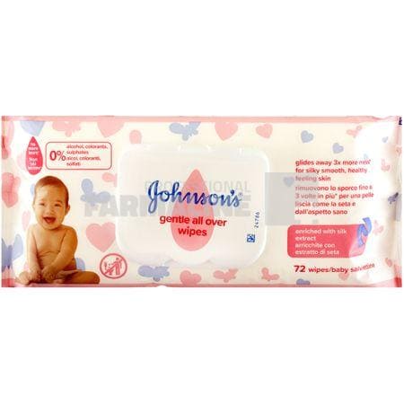 Johnson's Baby Gentle All Over Servetele umede 72 bucati
