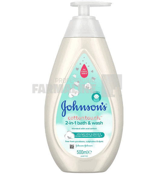 Johnson's Baby Lotiune de spalare cotton touch 2in1 500 ml 1 Johnson's Baby Lotiune de spalare cotton touch 2in1 500 ml