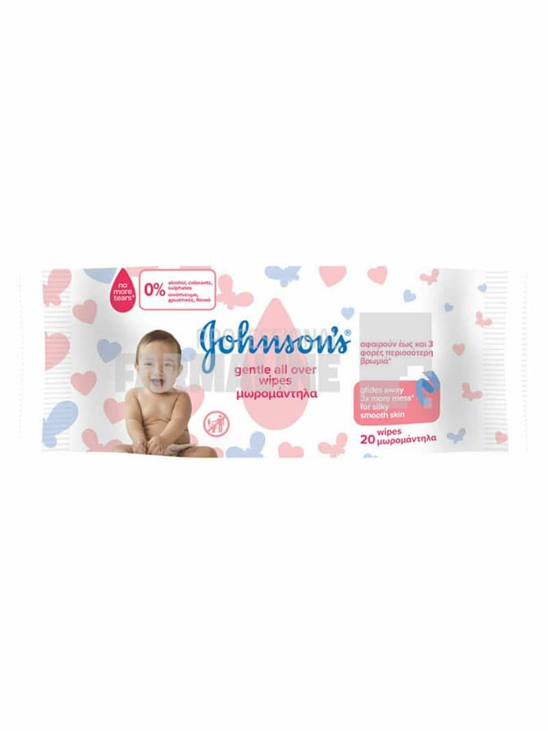 Johnson's Baby Servetele umede gentle all over 20 bucati 1 Johnson's Baby Servetele umede gentle all over 20 bucati