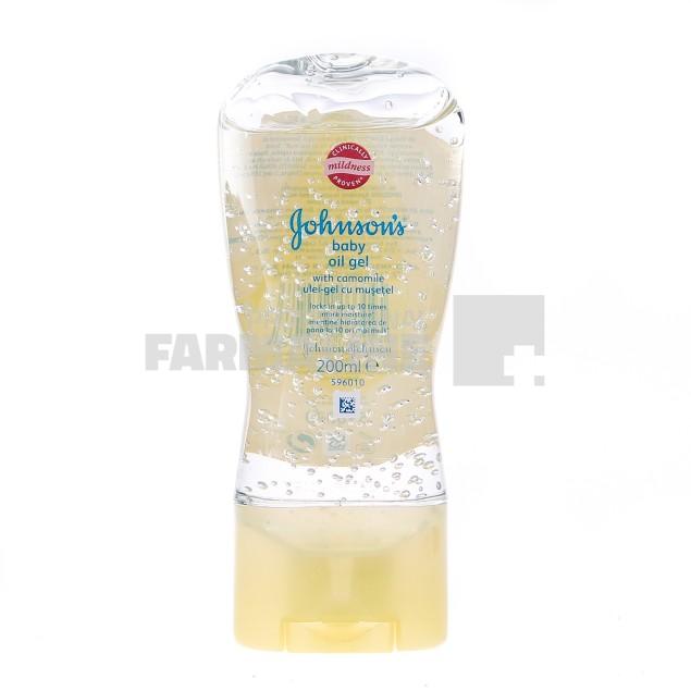 Johnson's Baby Ulei gel pentru corp cu musetel 200 ml