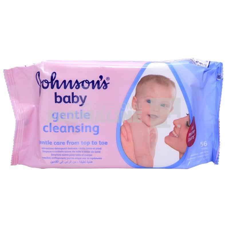 Johnsons's Baby Gentle Cleansing Servetele umede 56 bucati