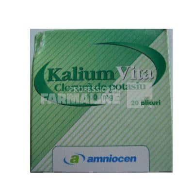 Kalium Vita (clorura de potasiu) 1000mg 20 plicuri