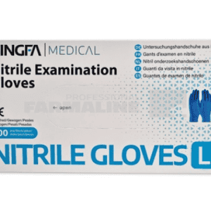 Kingfa Manusi examinare nitril nepudrate albastre "L" 100 bucati