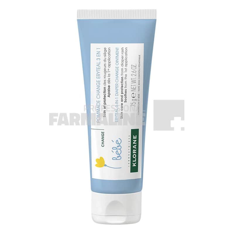Klorane Bebe Eryteal 3 in 1 Unguent 75 ml