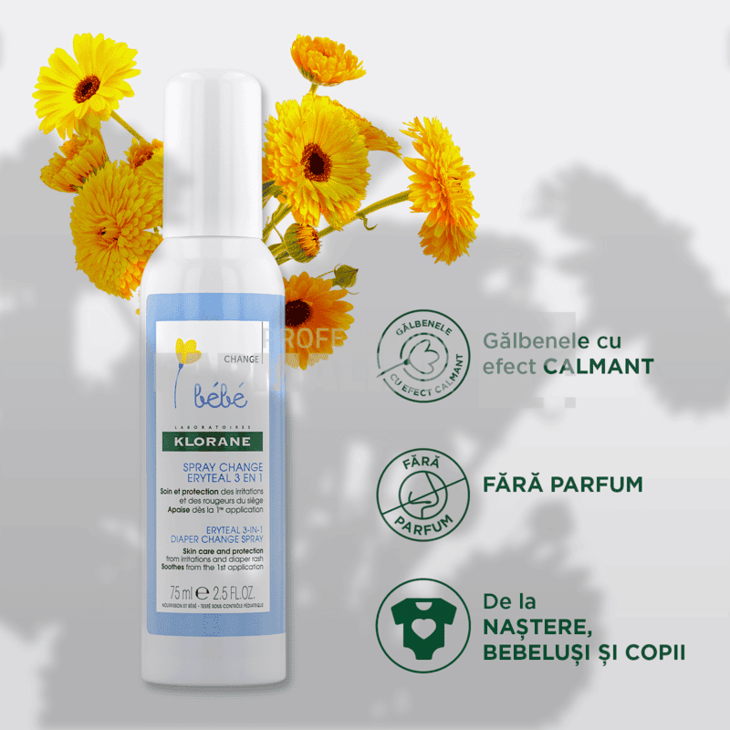 Klorane Bebe Eryteal Spray reparator 75 ml