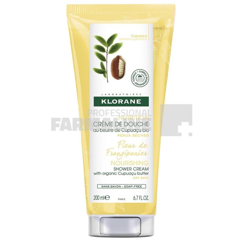 Home v2 10 Klorane Nutrition Crema de dus cu flori de frangipani 200 ml