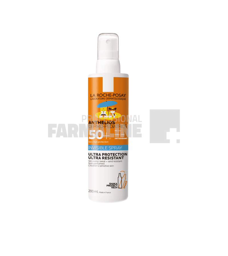 La Roche Posay Anthelios Dermo-Pediatrics Spray invizibil SPF50+ 200 ml 1 La Roche Posay Anthelios Dermo-Pediatrics Spray invizibil SPF50+ 200 ml