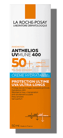 La Roche Posay Anthelios UVMUNE 400 crema hidratanta fara parfum SPF 50+ 50 ml