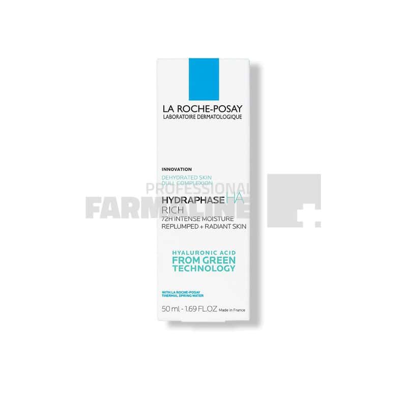 La Roche Posay Hydraphase HA Riche Crema intens hidratanta 72H 50 ml