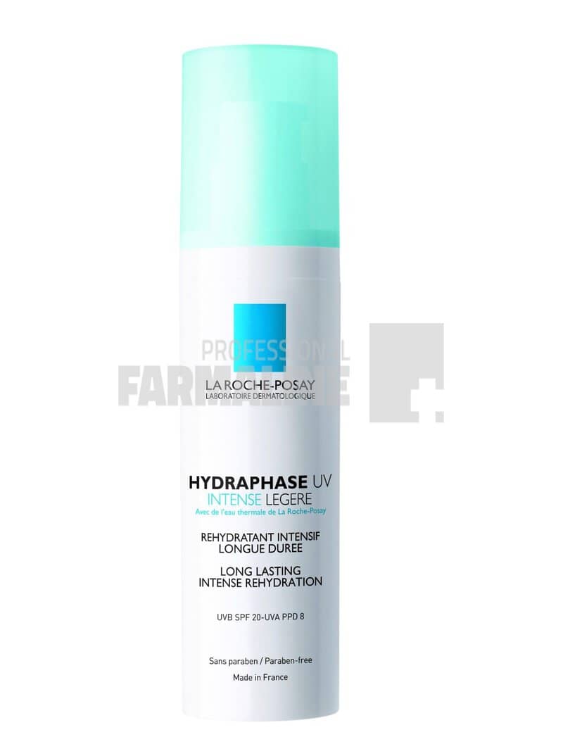 La Roche Posay Hydraphase Intense Legere UV Crema intens rehidratanta pentru ten normal/mixt 50 ml 1 La Roche Posay Hydraphase Intense Legere UV Crema intens rehidratanta pentru ten normal/mixt 50 ml