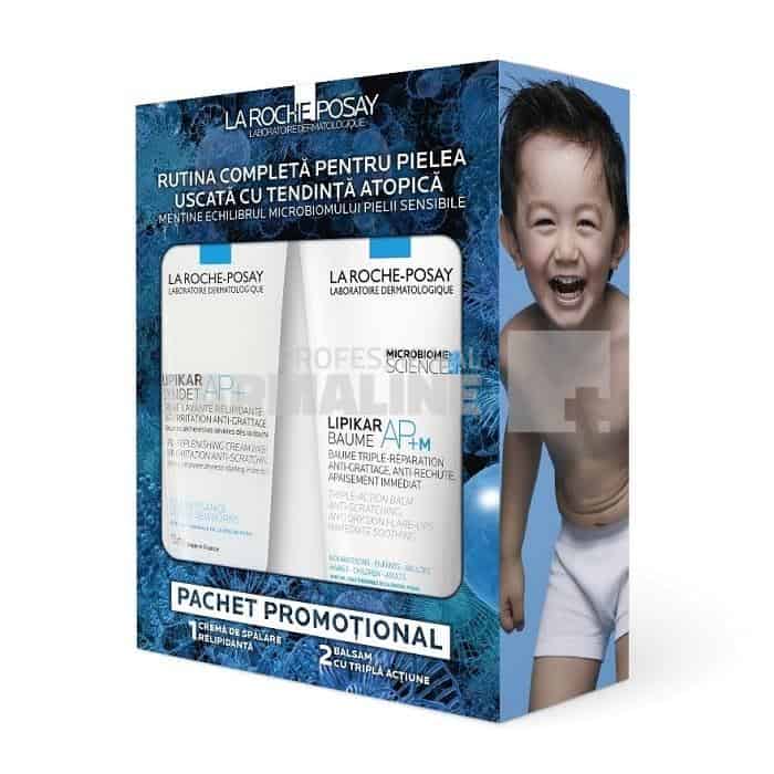 La Roche Posay Lipikar AP+ Syndet 100 ml + Lipikar Ap+ Balsam relipidant anti-iritatii 100 ml