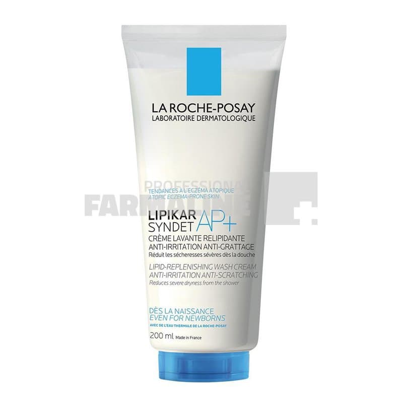 La Roche Posay Lipikar Syndet Ap+ Crema de spalare 200 ml