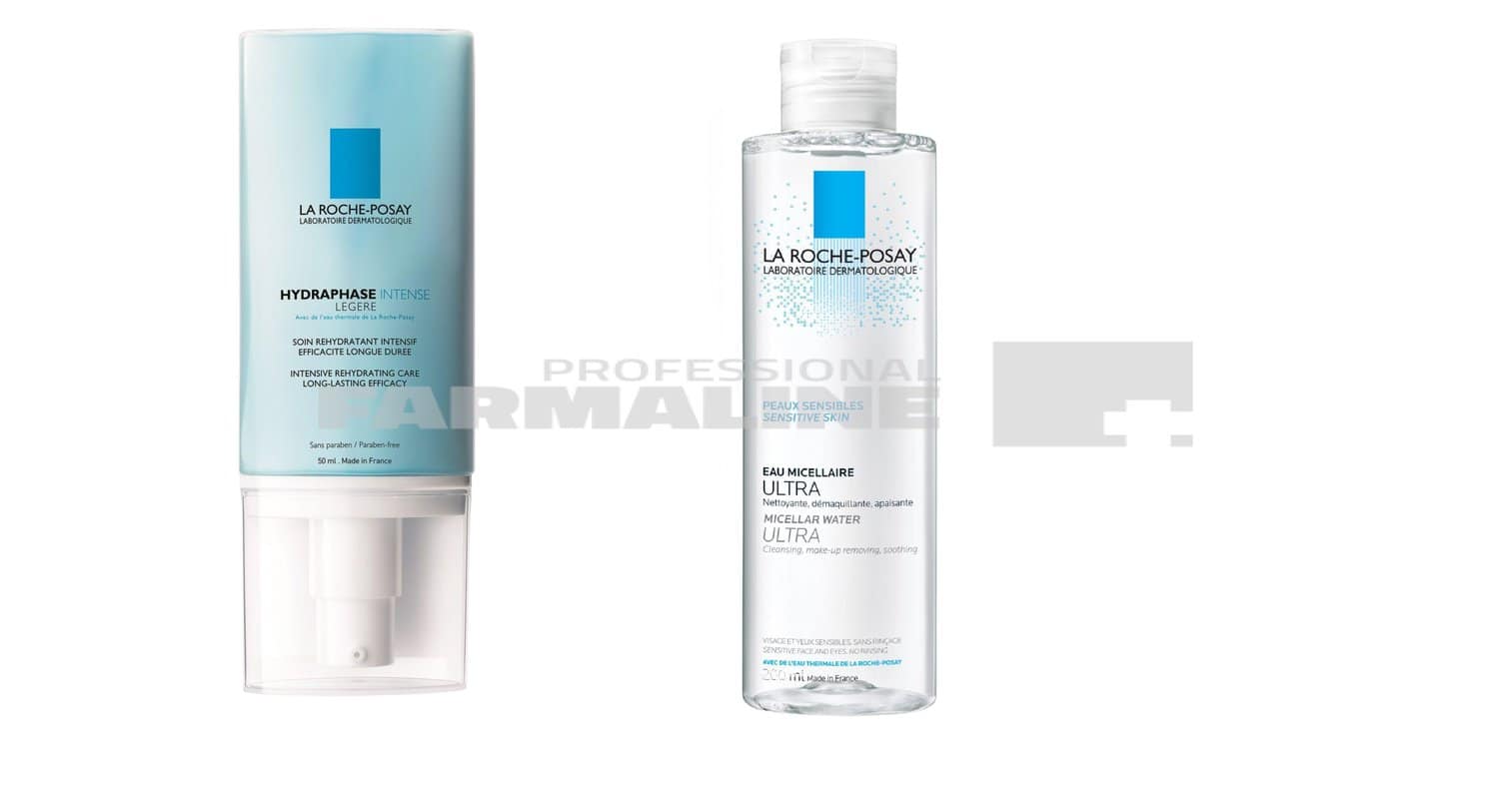 La Roche-Posay Pachet Hydraphase Intense Legere Crema intens rehidratanta 50 ml + Apa micelara 100 ml Cadou 1 La Roche-Posay Pachet Hydraphase Intense Legere Crema intens rehidratanta 50 ml + Apa micelara 100 ml Cadou
