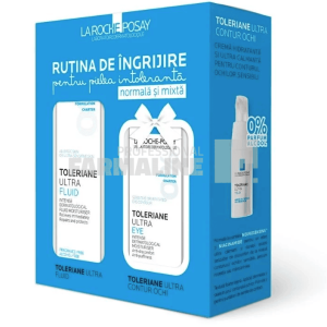 La Roche Posay Pachet Toleriane Ultra Fluid 40 ml + Toleriane Ultra Contur ochi 20 ml