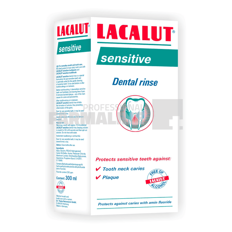 Lacalut Sensitive Apa de gura 300 ml