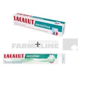 Lacalut Sensitive Pasta de dinti 75 ml + Periuta de dinti Cadou