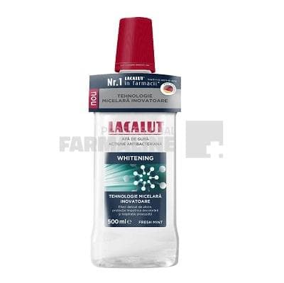 Lacalut Whitening Apa de gura micelara 500 ml