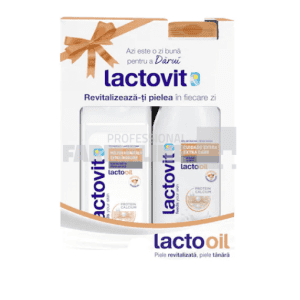 Lactovit Box Lacto Oil Gel de dus 600 ml + Lapte de corp 400 ml