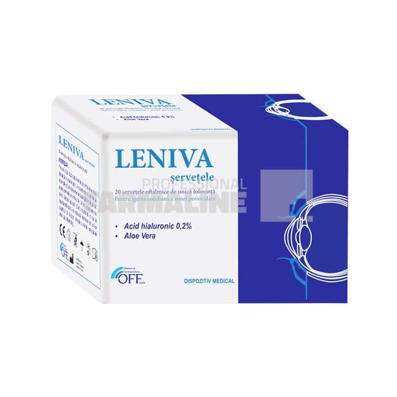 Leniva Servetele sterile pentru igiena oculara 20 bucati