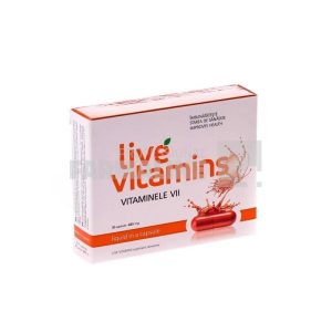 Live Vitamins Vitaminele vii 30 capsule
