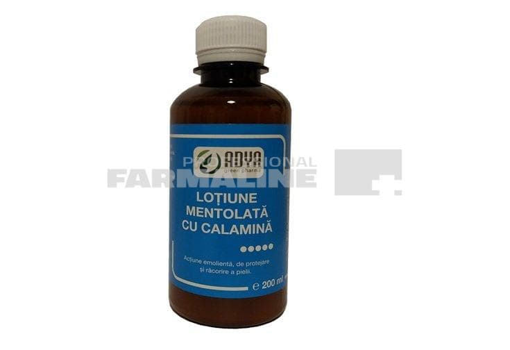 Lotiune mentolata cu calamina 200 ml 1 Lotiune mentolata cu calamina 200 ml