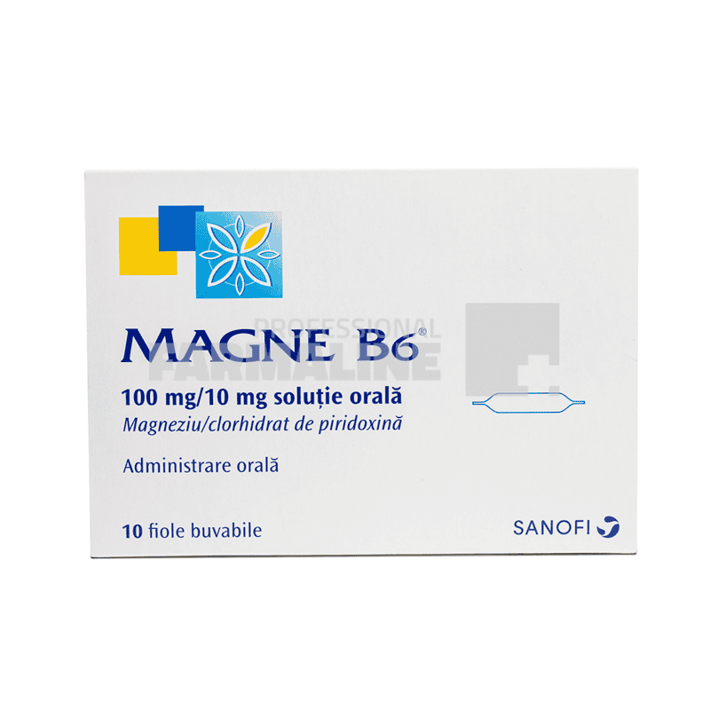Magne B6 100 mg 10 fiole buvabile