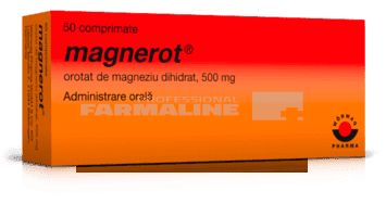 Magnerot R 500 mg 50 comprimate