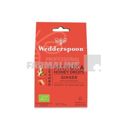 Manuka Honey Drops organic cu ghimbir si echinacea 120gr