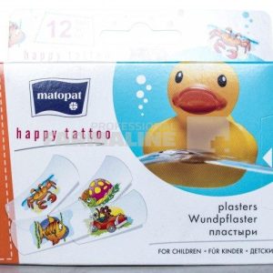 Matopat Plasturi pentru copii Happy Tattoo 12 bucati