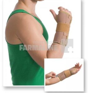 Med Textile 8551 Orteză pentru încheietura mainii cu atelă de metal bej S/M