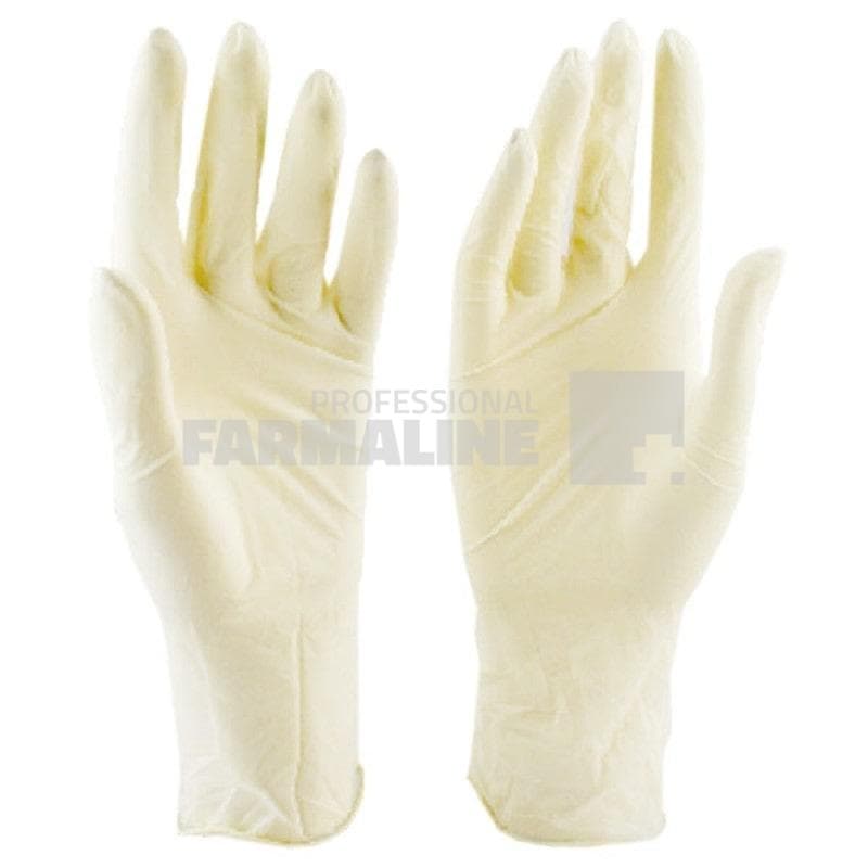 Medical Glove Manusi examinare latex nepudrate S 100 bucati