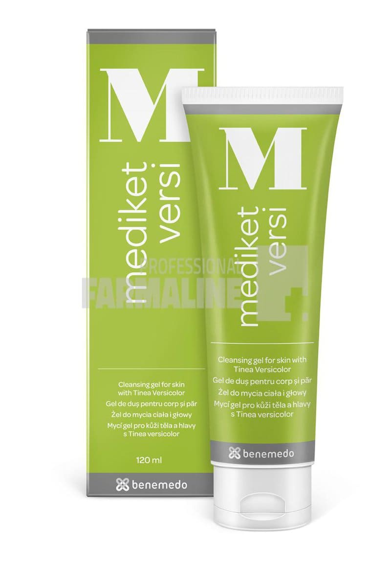 Mediket Versi Gel de dus pentru corp si par 120 ml 1 Mediket Versi Gel de dus pentru corp si par 120 ml