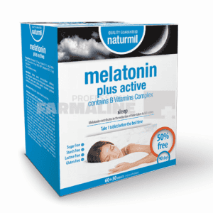 Melatonin Plus Active 60 tablete + 30 tablete Cadou
