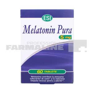 Melatonina Pura 5 mg 60 tablete
