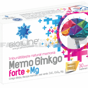 Memo Ginko forte + Mg 30 comprimate