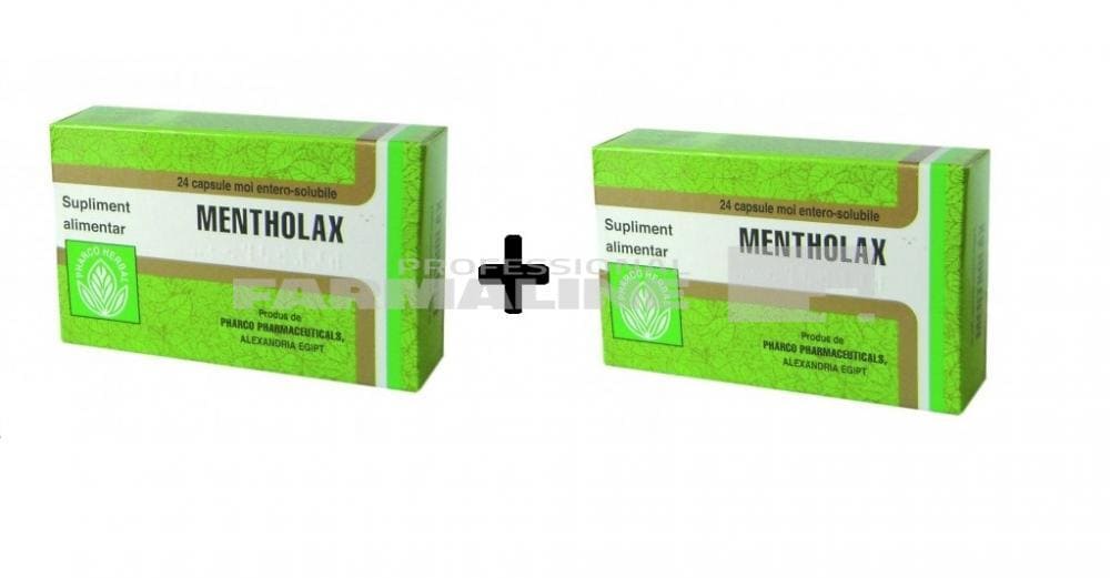 Mentholax 24 capsule 1+1 Cadou 1 Mentholax 24 capsule 1+1 Cadou