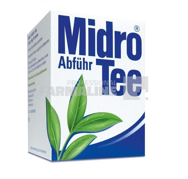 Midro Tee Ceai sub forma de pulbere cu efect laxativ 48 g 1 Midro Tee Ceai sub forma de pulbere cu efect laxativ 48 g